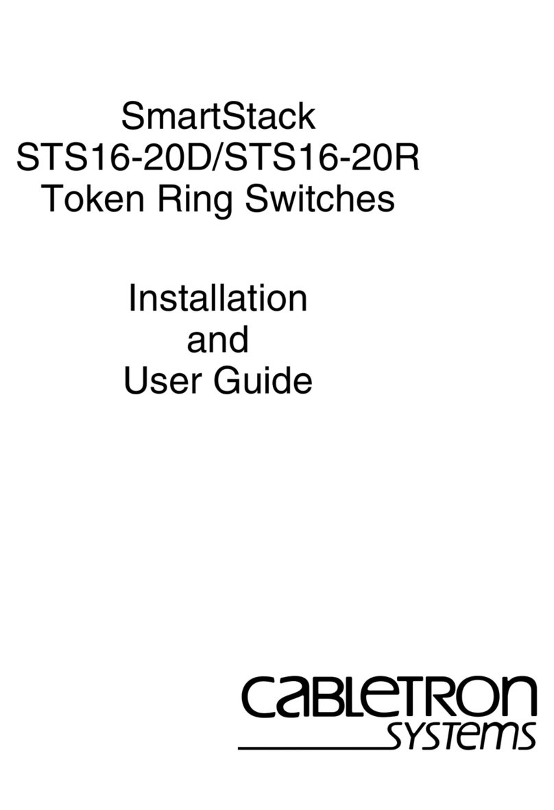 Cabletron Systems SmartStack STS16-20R User manual