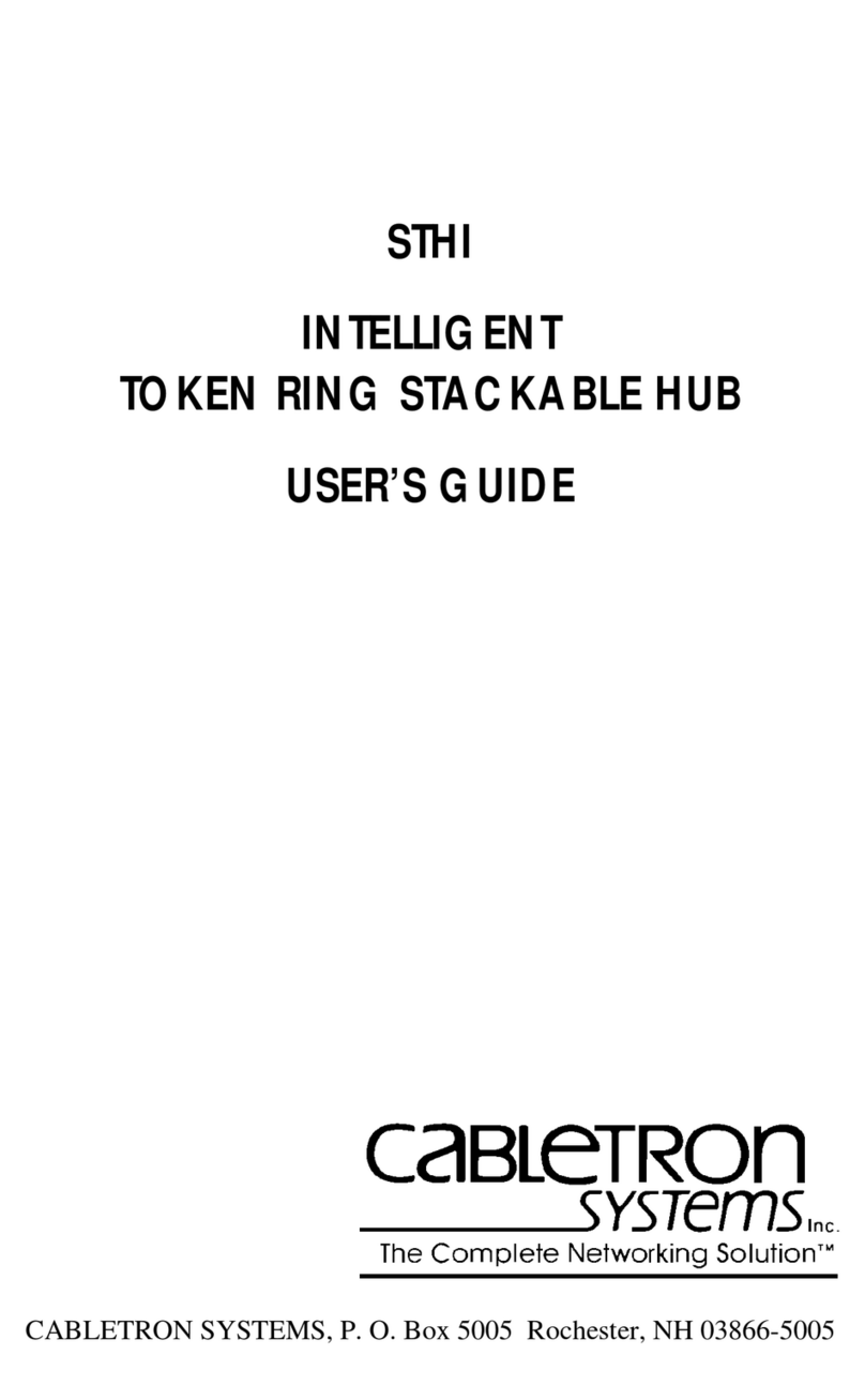 Cabletron Systems STHI User manual Cabletron Systems STHI User manual