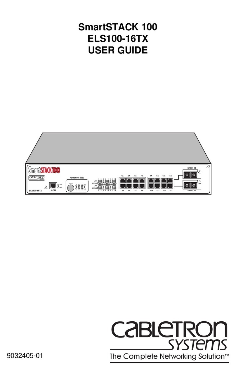 Cabletron Systems SmartSTACK 100 user guide Cabletron Systems SmartSTACK 100 user guide