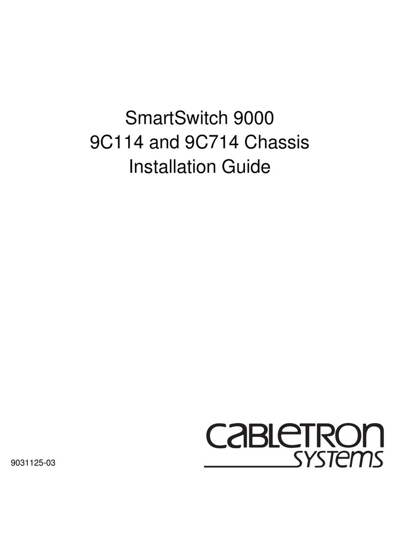 Cabletron Systems SmartSwitch 9000 installation guide