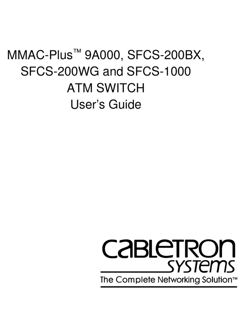 Cabletron Systems MMAC-Plus 9A000 User manual