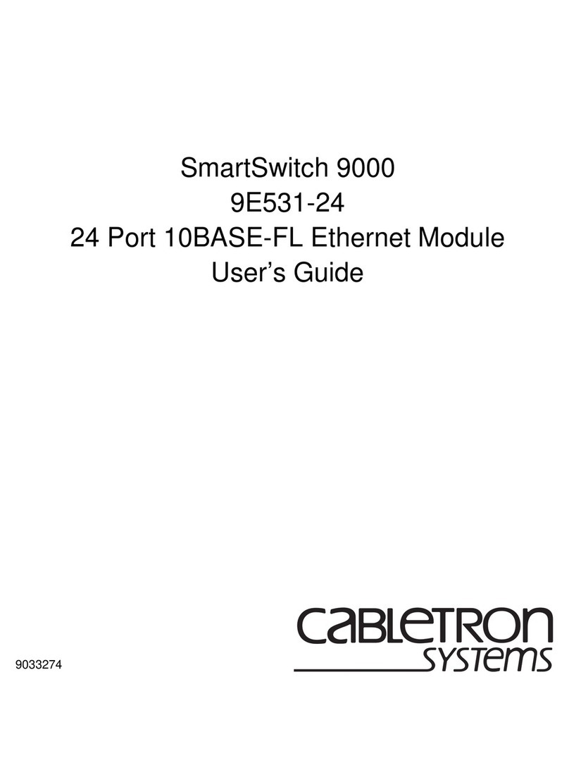 Cabletron Systems 9F122-12 User manual