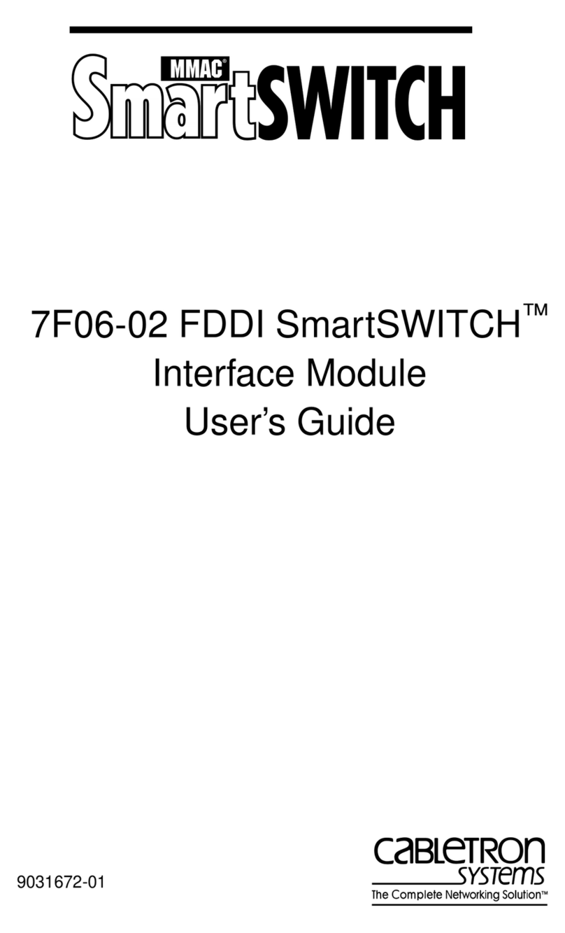 Cabletron Systems 7F06-02 FDDI SmartSwitch user guide