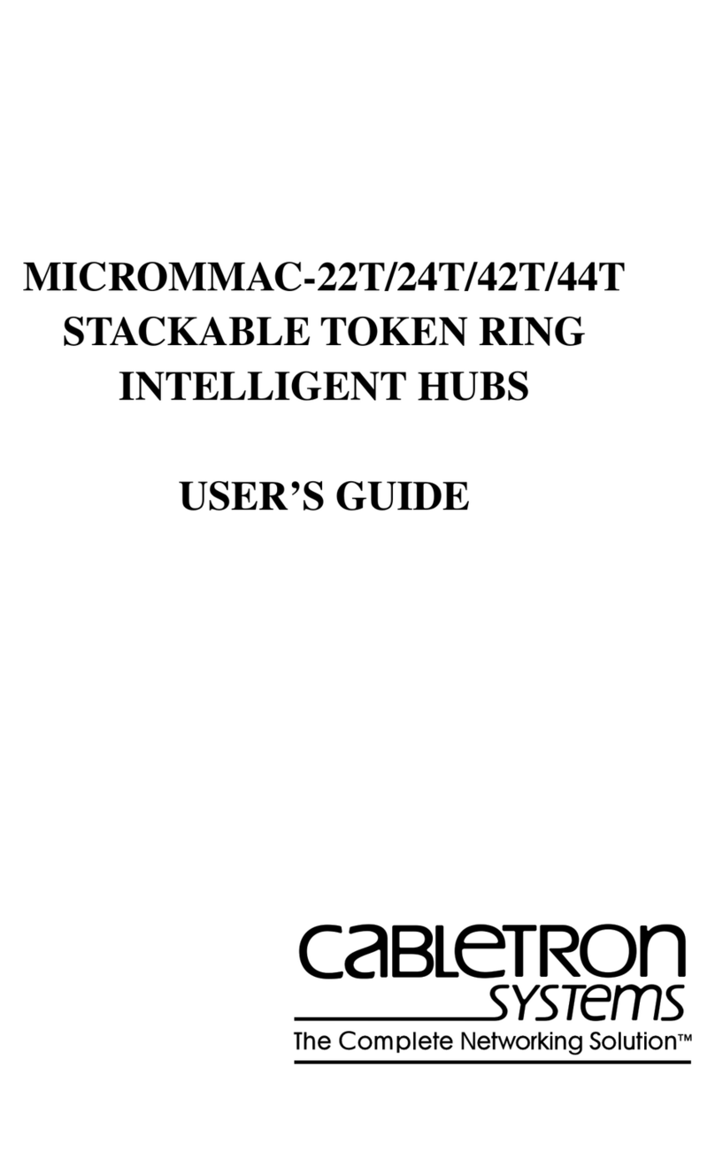Cabletron Systems 42T User manual Cabletron Systems 42T User manual