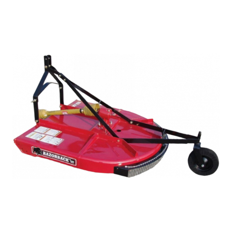 Bush Hog TOUGH Razorback RZ160 User manual
