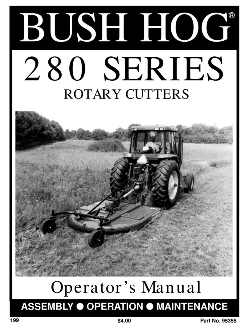 Bush Hog 280 Series Operator's manual