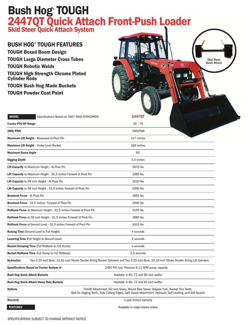 Bush Hog TOUGH 2447QT User manual