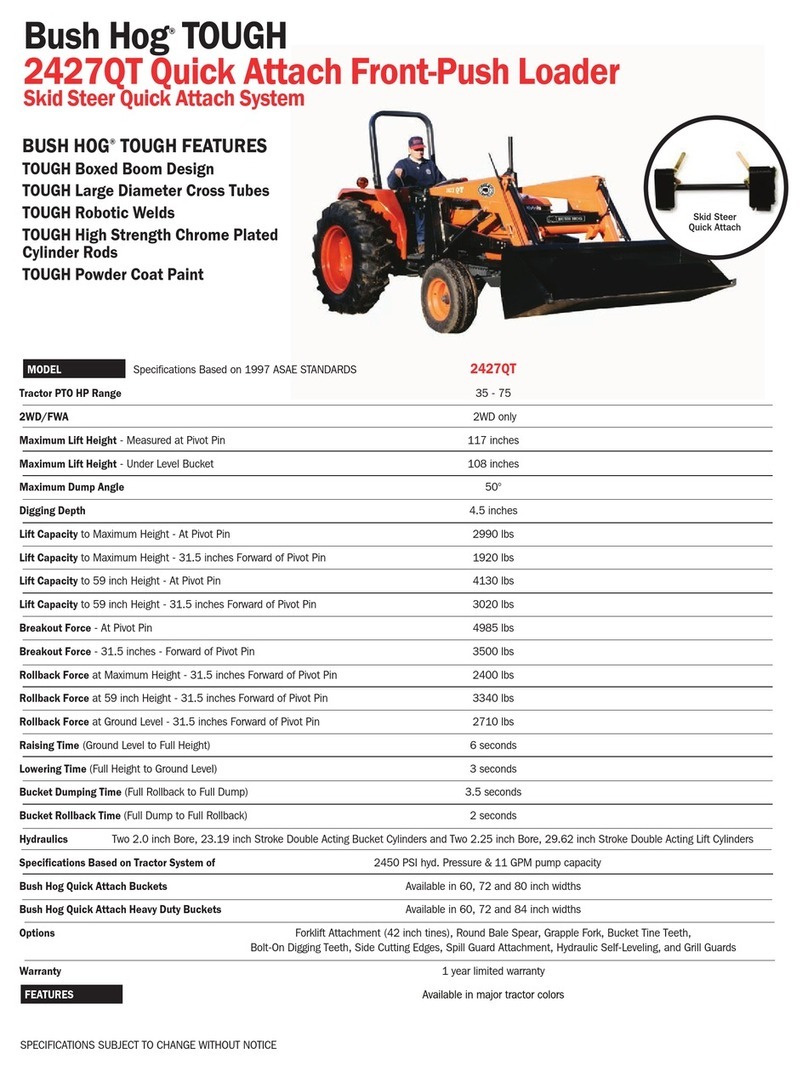 Bush Hog Tough 2427QT User manual