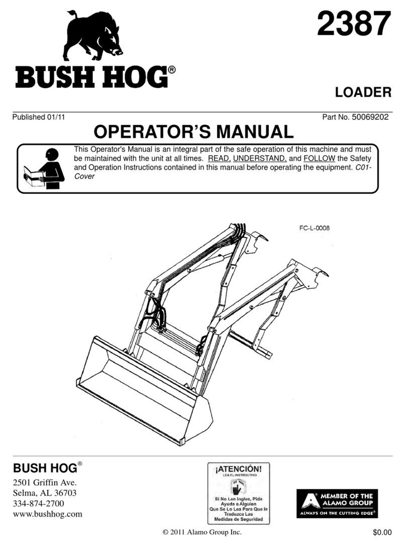 Bush Hog 2387 Operator's manual