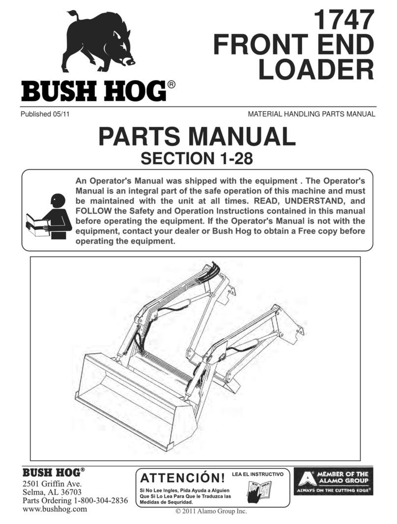 Bush Hog 1747 User manual