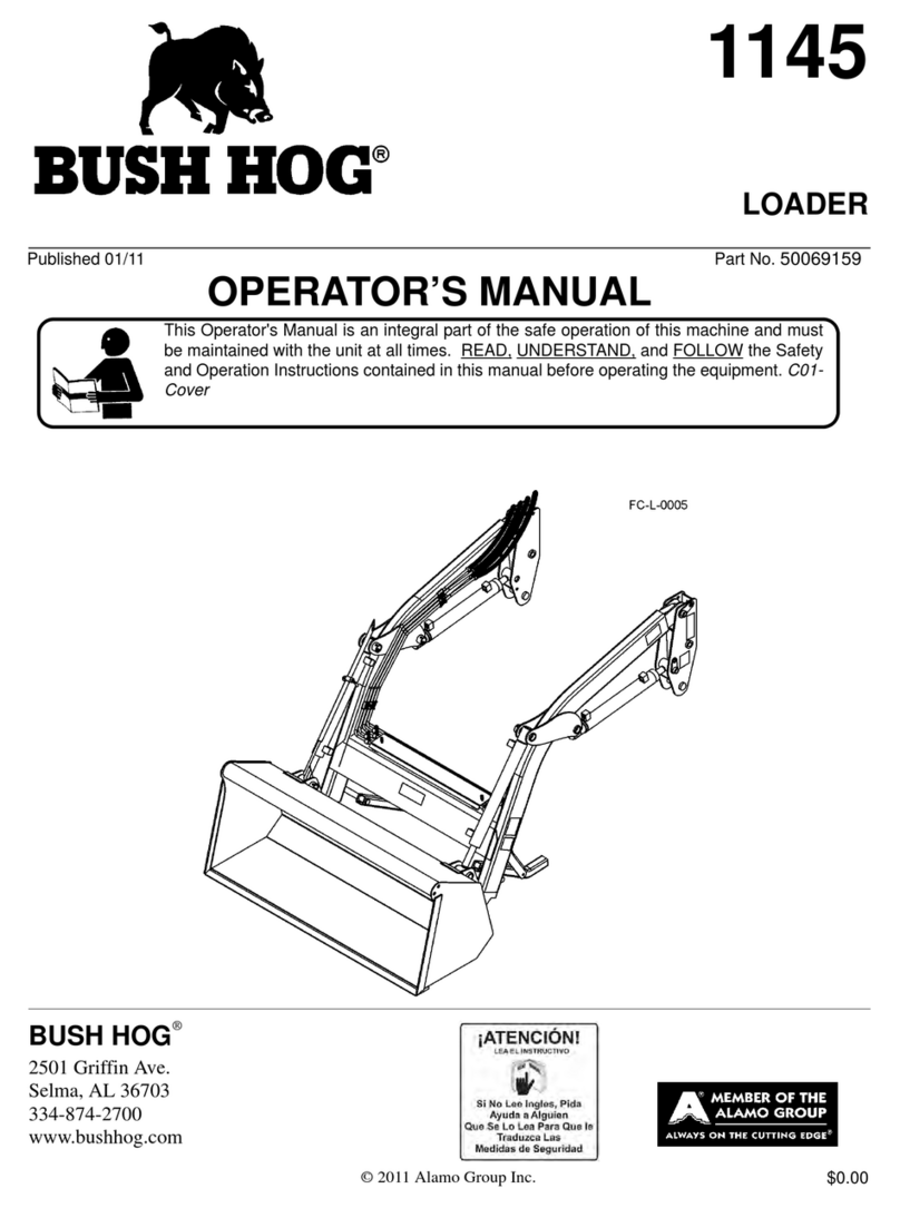 Bush Hog 1145 Operator's manual