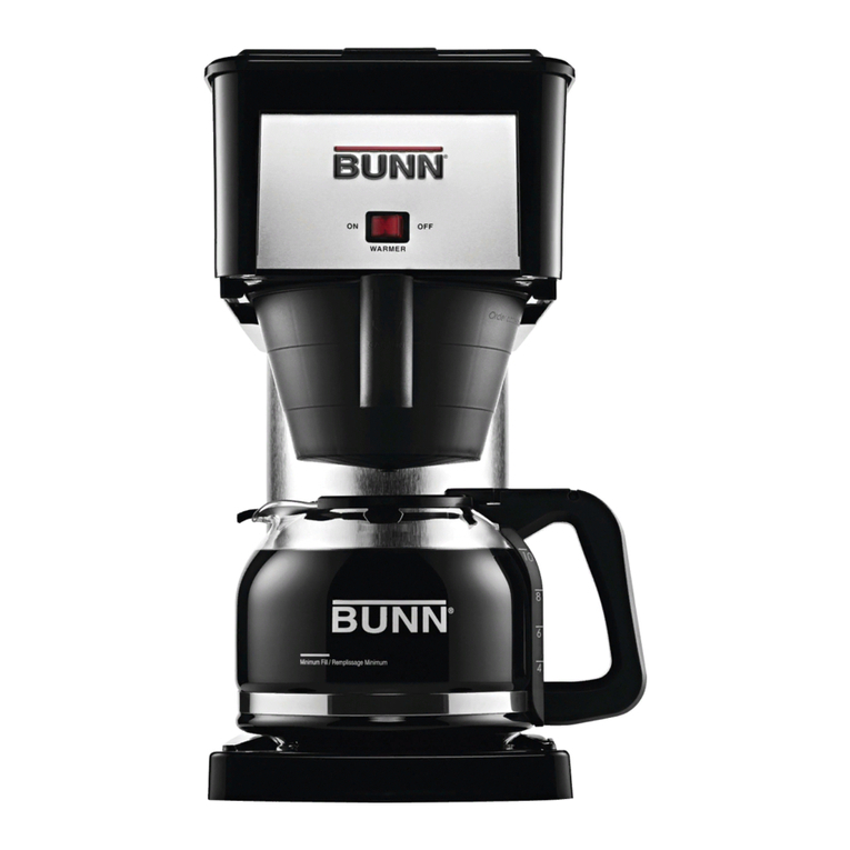 Bunn BX-B use and care manual