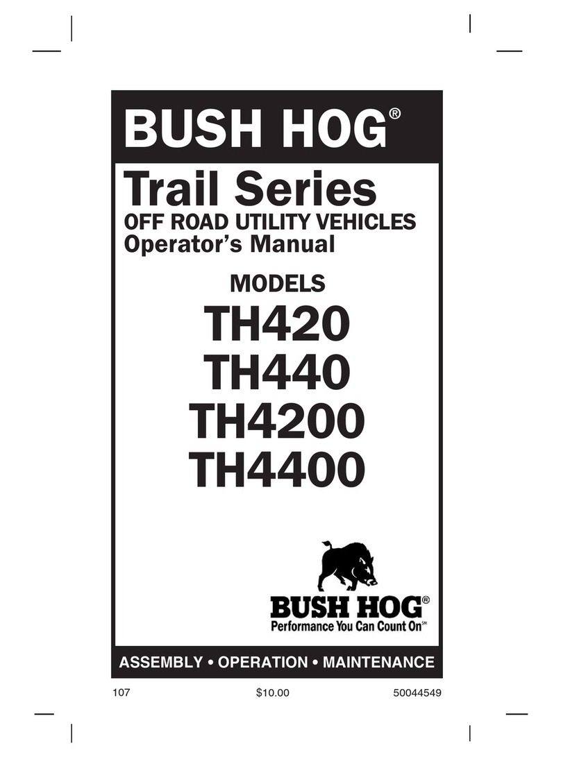 Bush Hog Trail TH420 Operator's manual