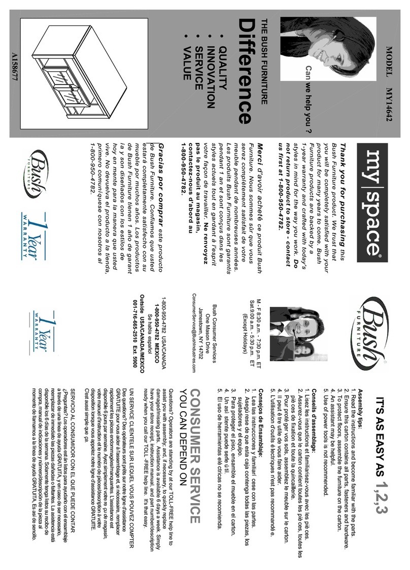 Bush MY SPACE MY14642 User manual