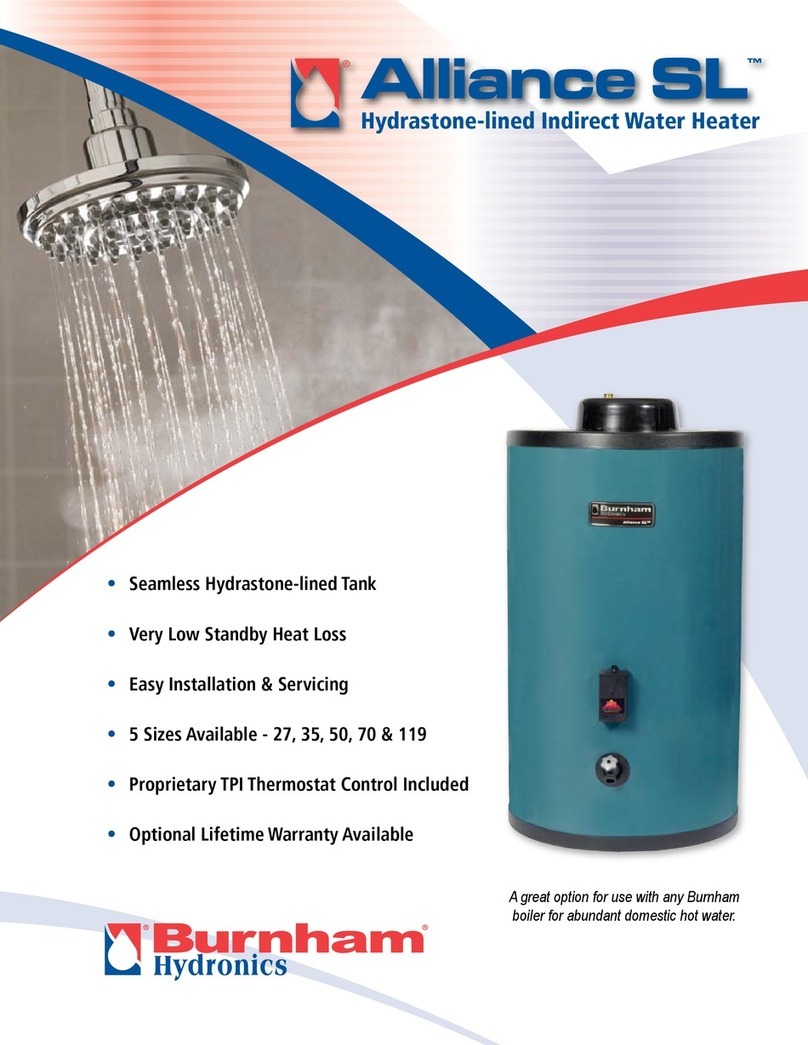 Burnham Alliance 27SL User manual