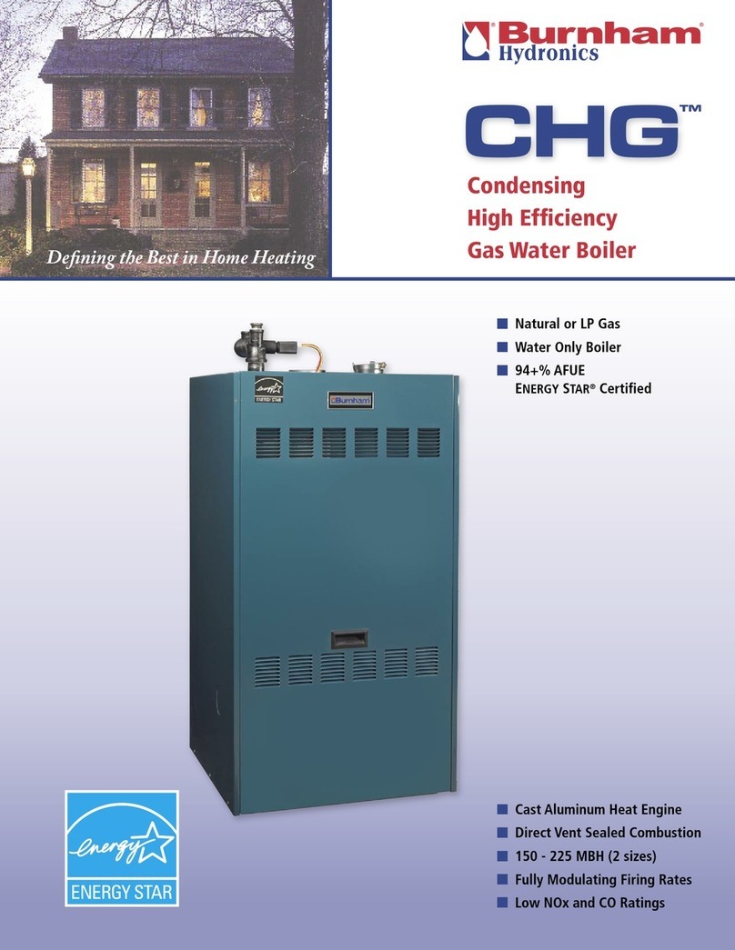 Burnham CHG150 User manual
