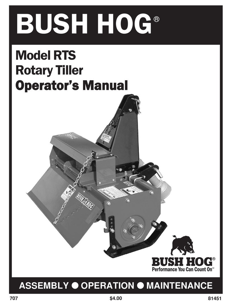 Bush Hog RTS User manual