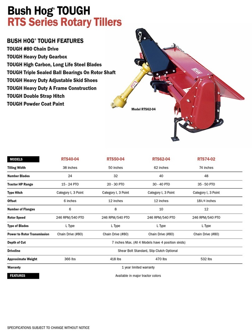 Bush Hog TOUGH RTS40-04 Specifications
