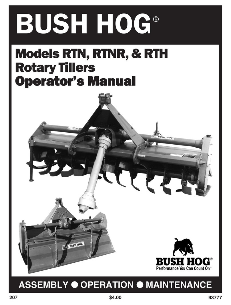 Bush Hog RTH User manual