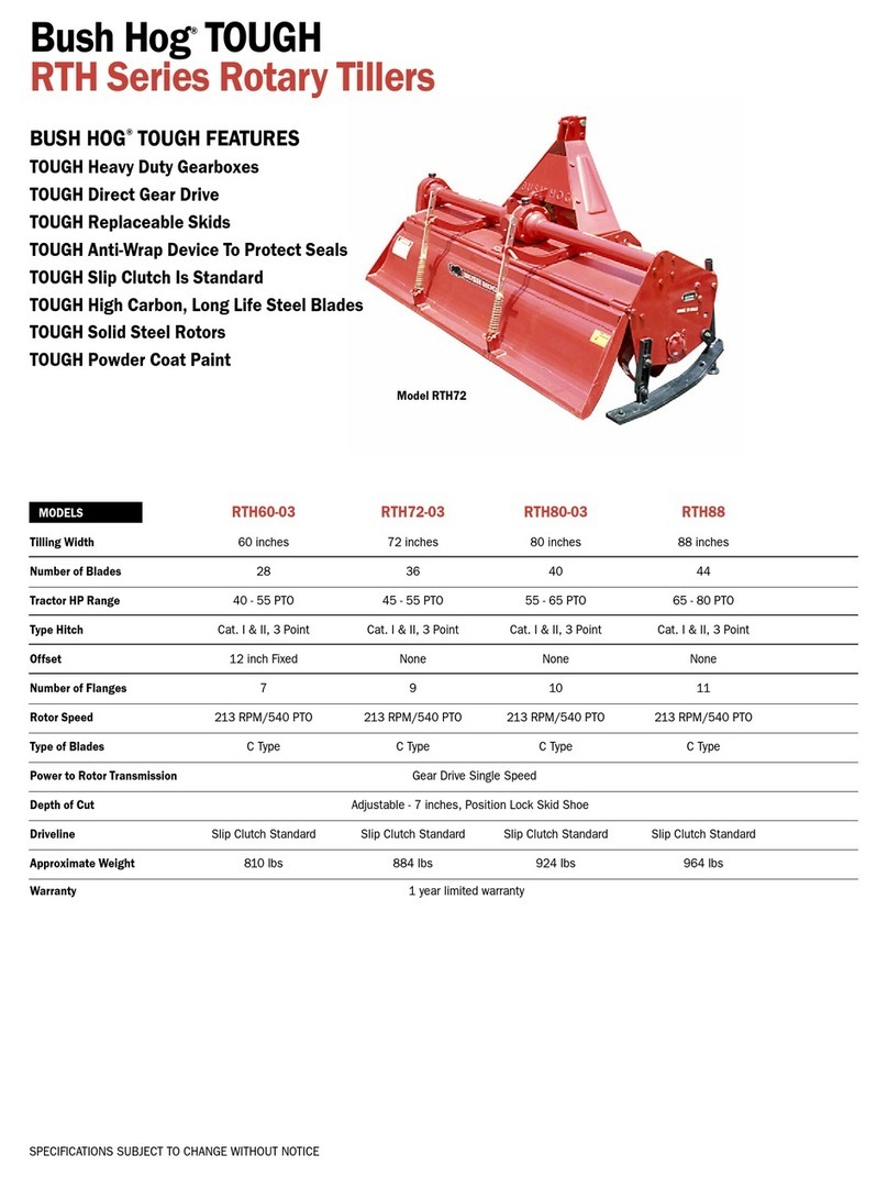 Bush Hog TOUGH RTH60-03 User manual