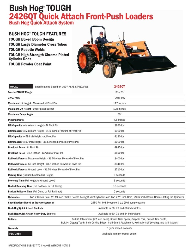 Bush Hog TOUGH 2426QT User manual