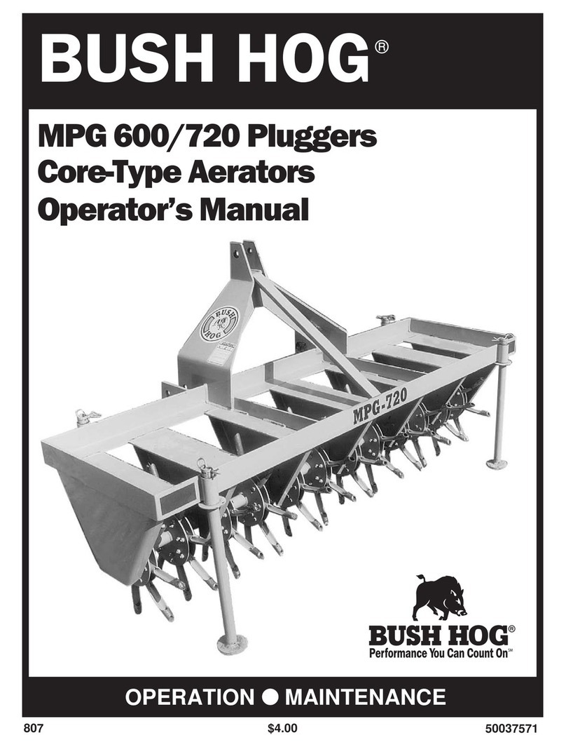 Bush Hog 720 Operator's manual