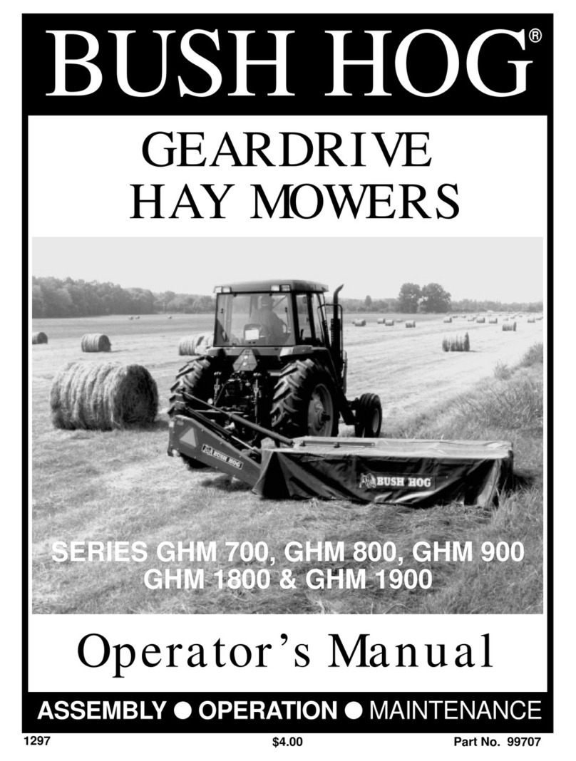 Bush Hog GHM 1800 SERIES User manual