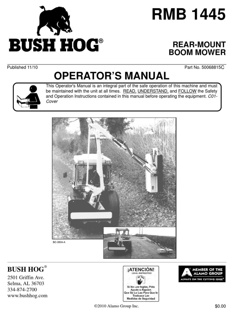 Bush Hog RMB 1445 Operator's manual