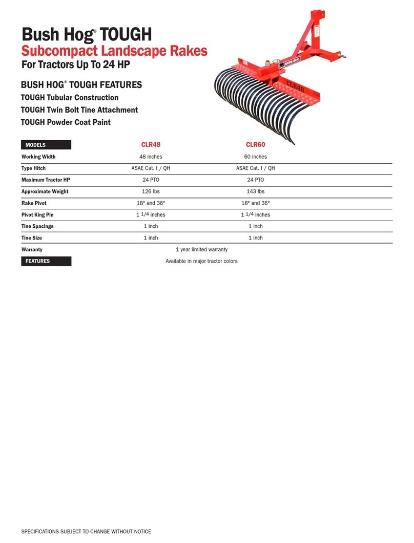 Bush Hog TOUGH CLR48 User manual