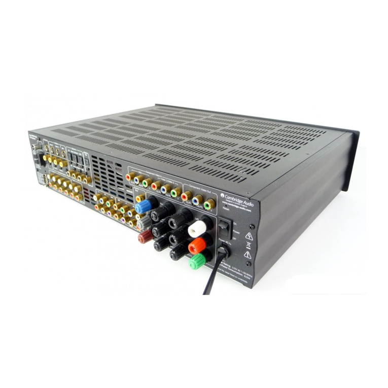 Cambridge Audio Azur 540R user manual
