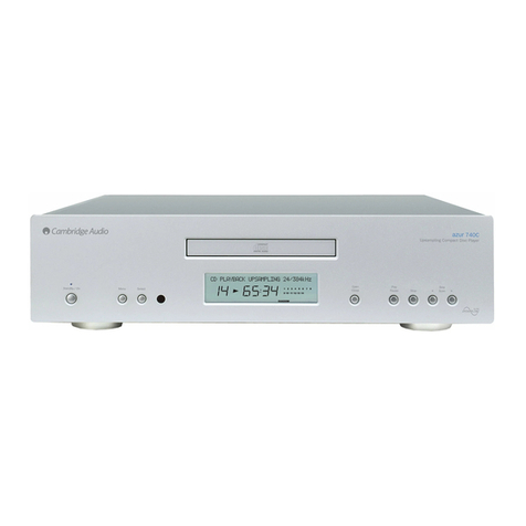 Cambridge Audio Azur 740C User manual