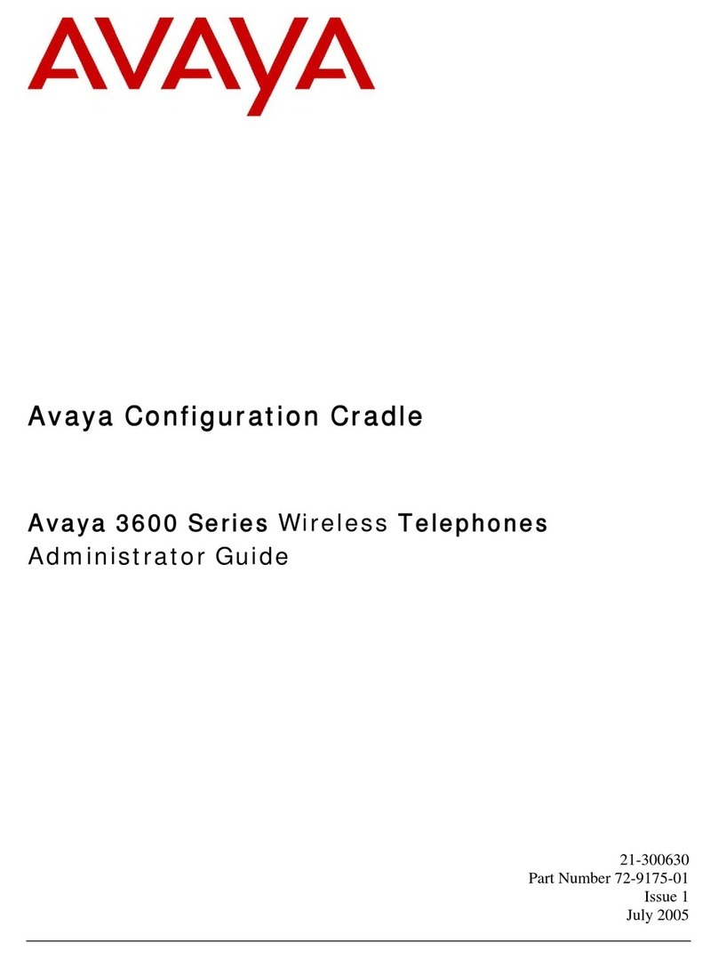 Avaya NONE 3620 Service manual