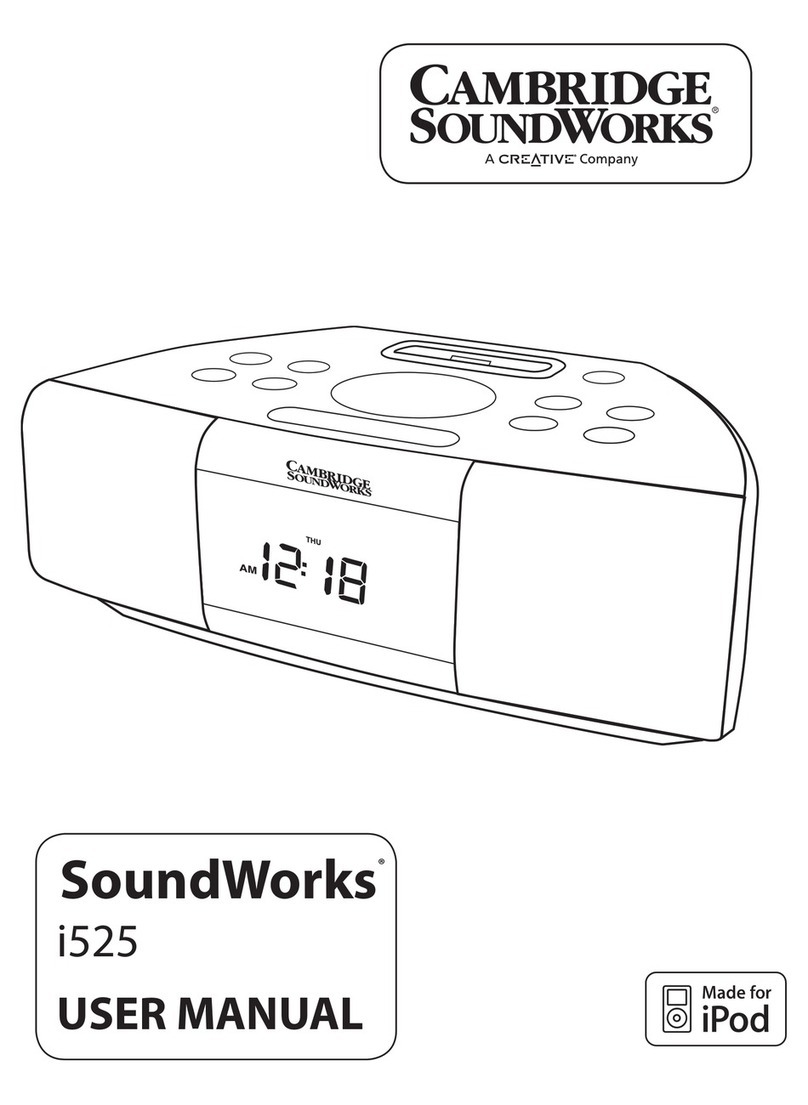 Cambridge Sound Works SoundWorks i525 user manual