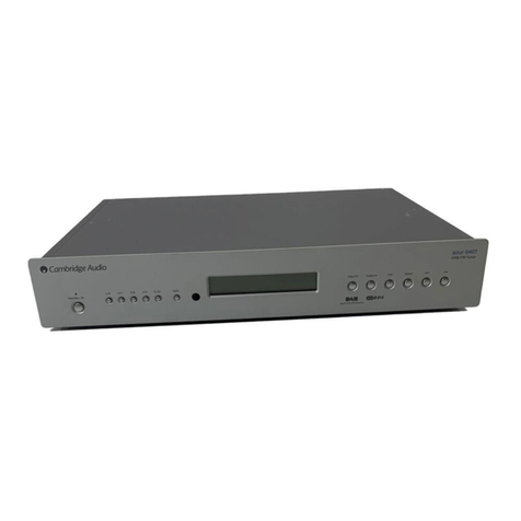 Cambridge Audio Azur 640T User manual