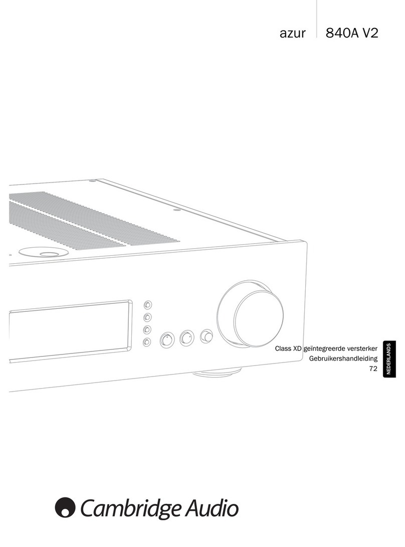 Cambridge Audio AZUR 840A V2 user manual
