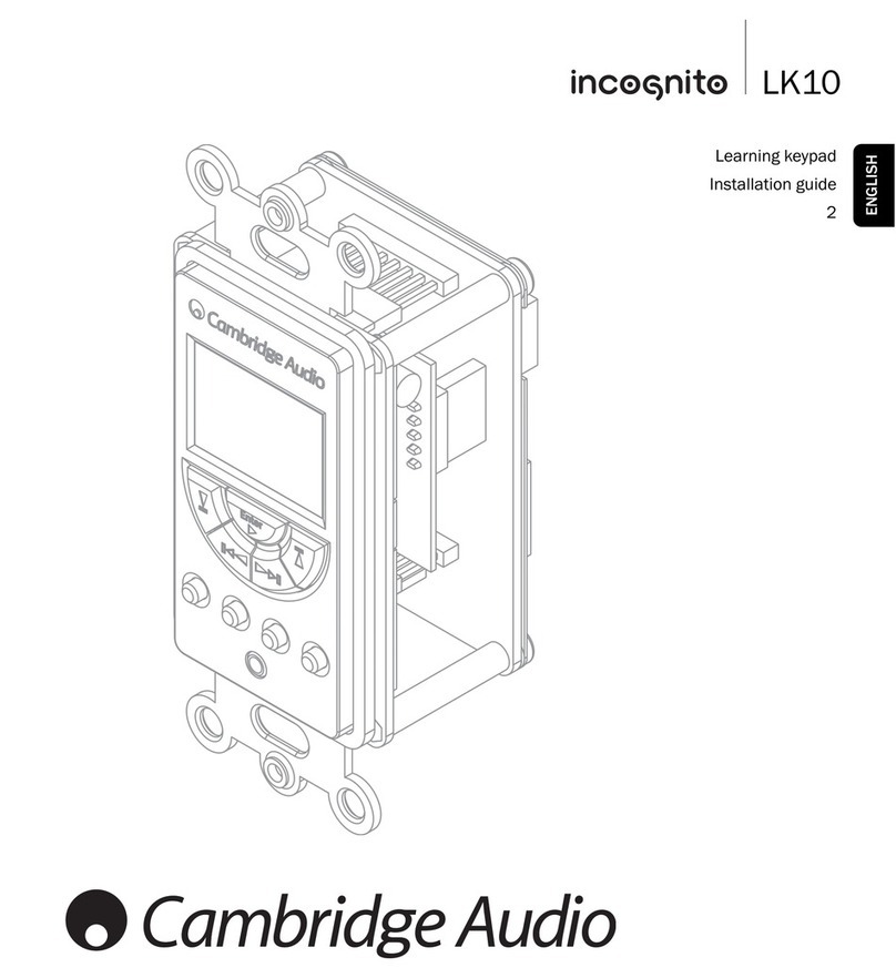 Cambridge Audio LK10 installation guide