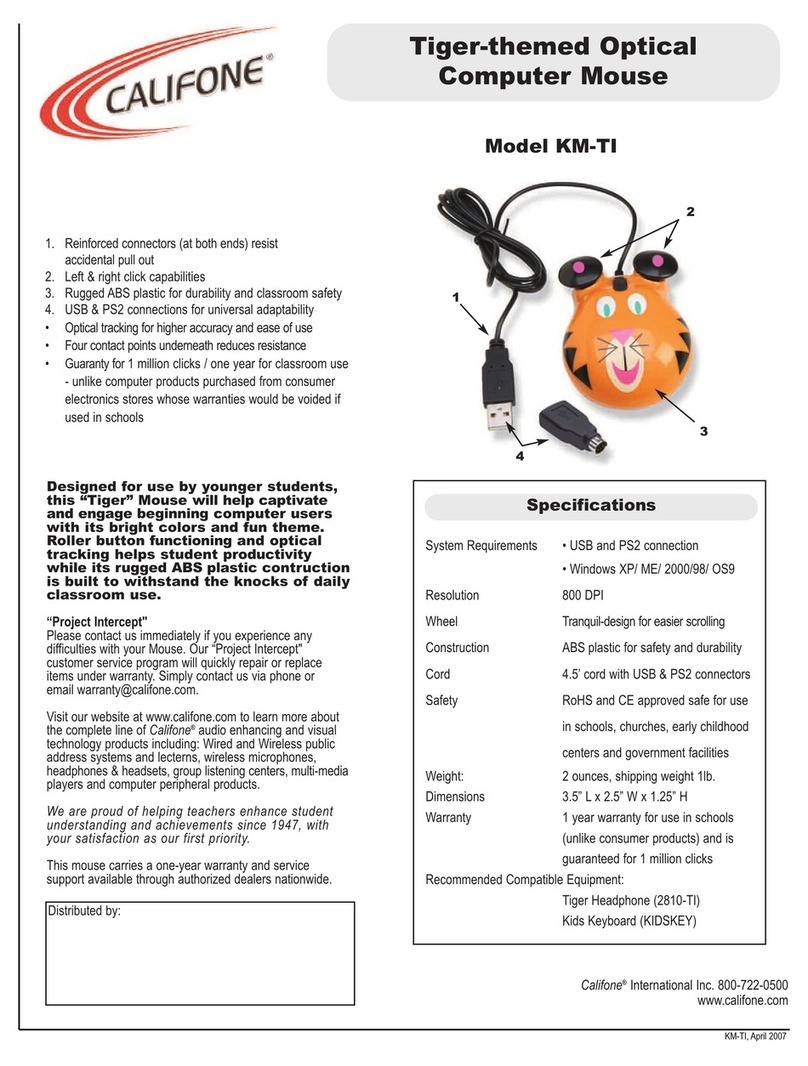 Califone KM-TI User manual