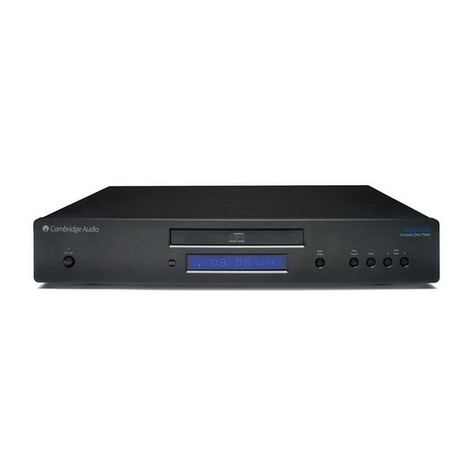 Cambridge Audio Topaz CD5 user manual