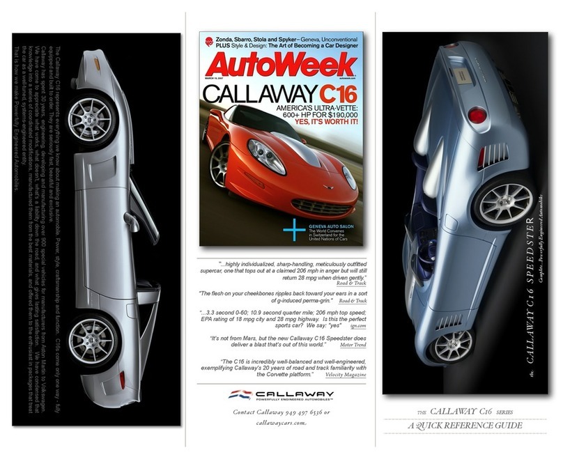 Callaway Cars C16 Series brochure