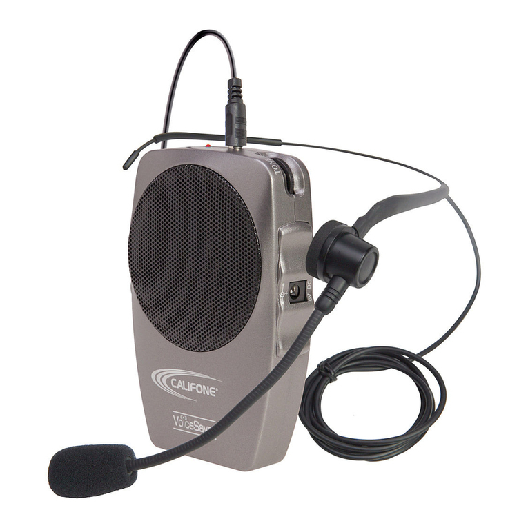 Califone VoiceSaver PA282 User manual