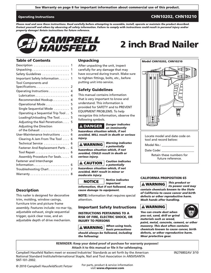 Campbell Hausfeld CHN10210 User manual