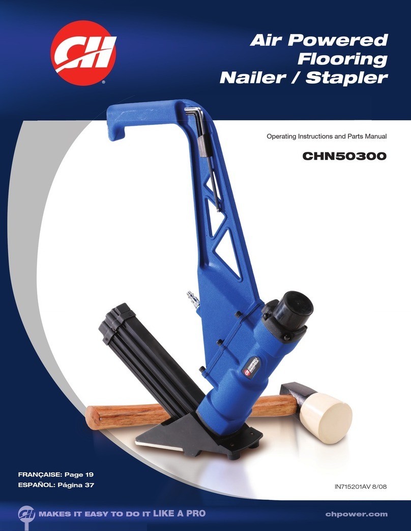 Campbell Hausfeld Air Powered Flooring Nailer / Stapler... Service manual Campbell Hausfeld Air Powered Flooring Nailer / Stapler... Service manual