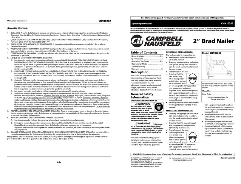 Campbell Hausfeld CHN10202 operating instructions Campbell Hausfeld CHN10202 operating instructions