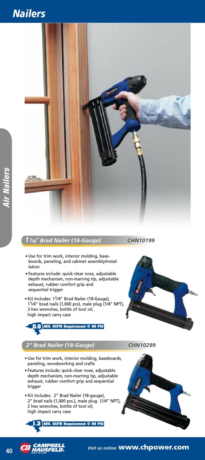 Campbell Hausfeld CHN10199 Catalogue