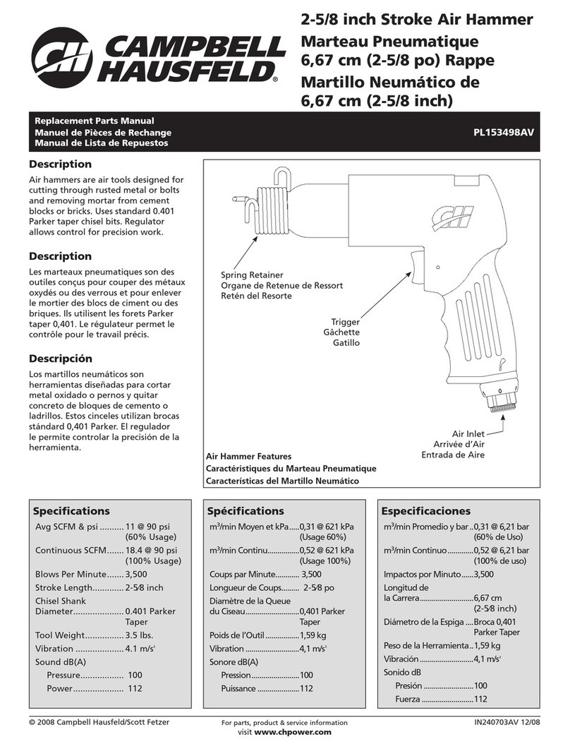 Campbell Hausfeld PL153498AV Manual