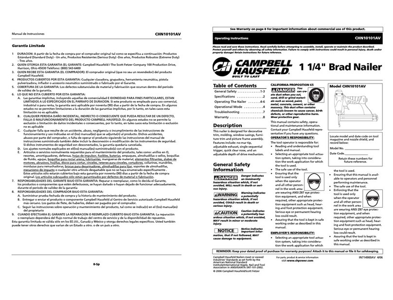 Campbell Hausfeld CHN10101AV operating instructions