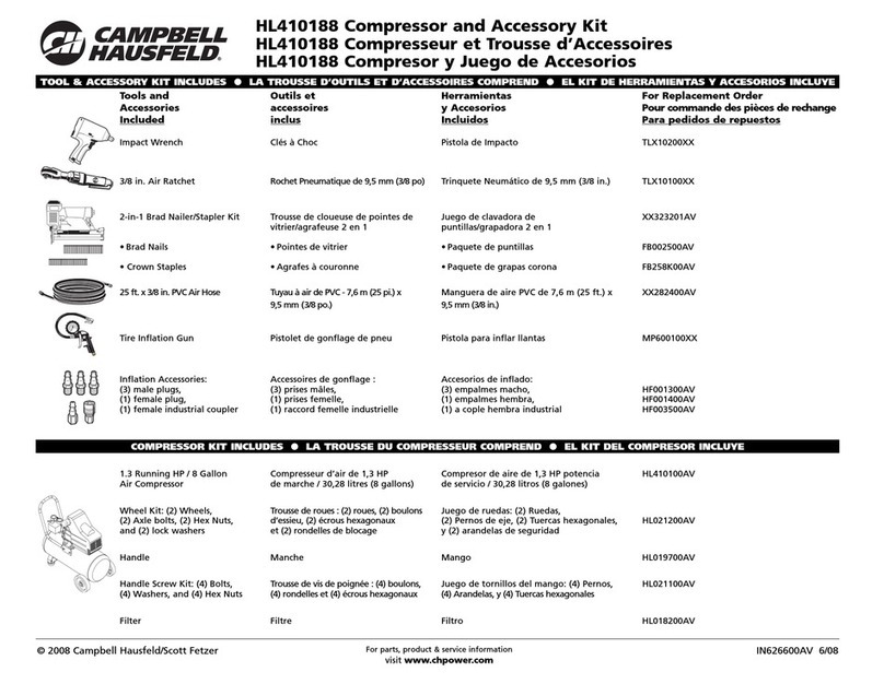 Campbell Hausfeld HL410188 Manual