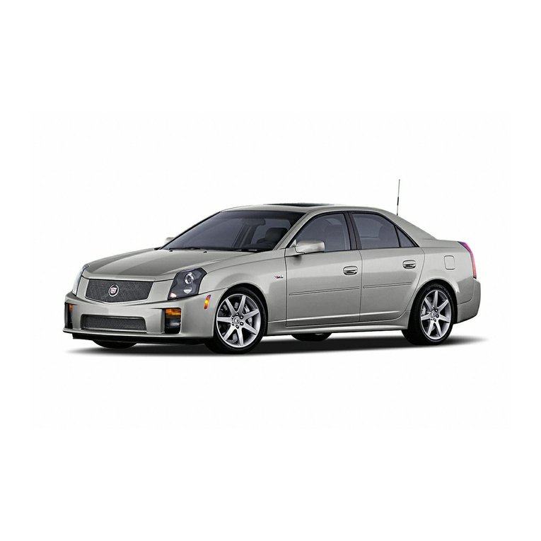 Cadillac 2006 CTS-V User manual