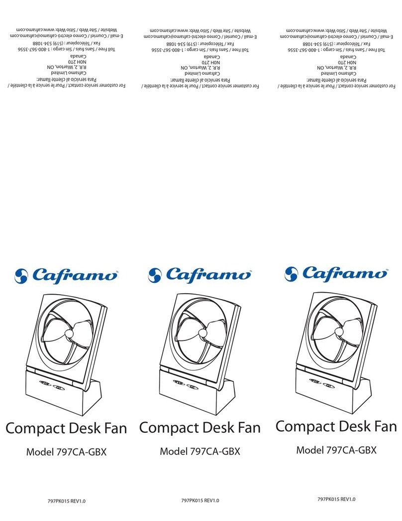 Caframo 797CA-GBX User manual