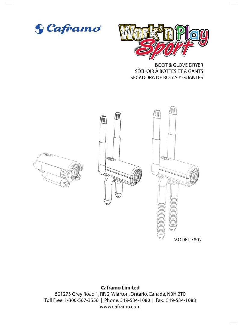 Caframo 7802CA-GBX product manual